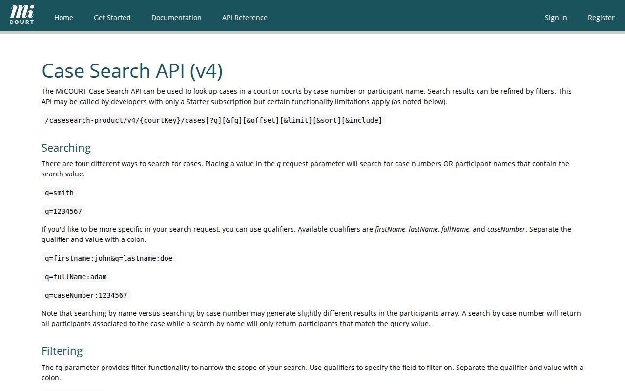 Genesee County case lookup and MiCOURT case-search reference fields